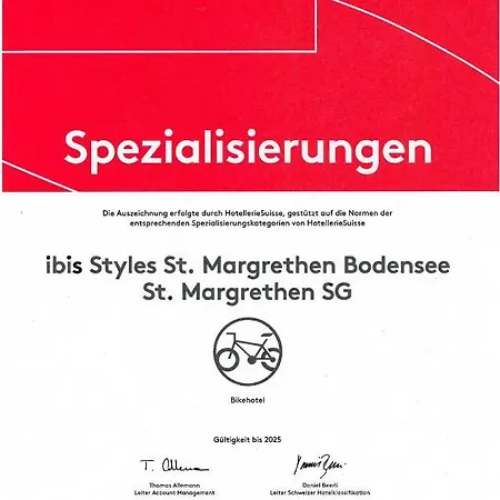 Hotel Ibis Styles St Margrethen Bodensee St. Margrethen