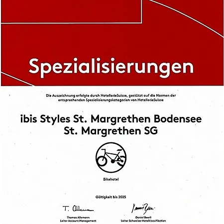 Ibis Styles St Margrethen Bodensee 3* St. Margrethen